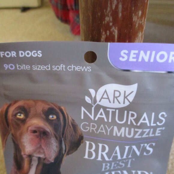 For Dog Ark Naturals Gray Muzzle Brain's Best Friend Vet Recommended Soft Chews - Picture 3 of 4